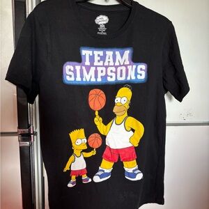 the Simpsons team Simpsons black medium like new